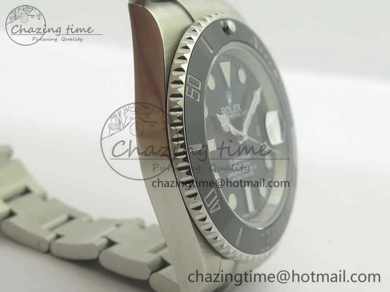 Submariner 116610 LN Black Ceramic DJF 1:1 Best Edition 904L SS Case And Bracelet SA Flexible 3414