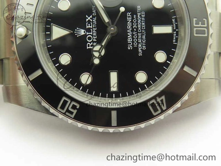 Submariner 116610 LN Black Ceramic DJF 1:1 Best Edition 904L SS Case And Bracelet SA Flexible 3414