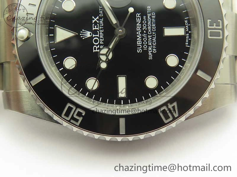 Submariner 116610 LN Black Ceramic DJF 1:1 Best Edition 904L SS Case And Bracelet SA Flexible 3414