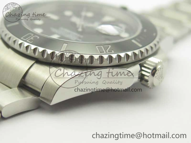 Submariner 116610 LN Black Ceramic DJF 1:1 Best Edition 904L SS Case And Bracelet SA Flexible 3414
