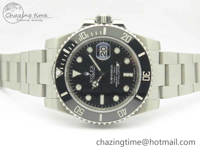 Submariner 116610 LN Black Ceramic DJF 1:1 Best Edition on SS Bracelet SA3135 ( Free R Cover) Versatile 3358