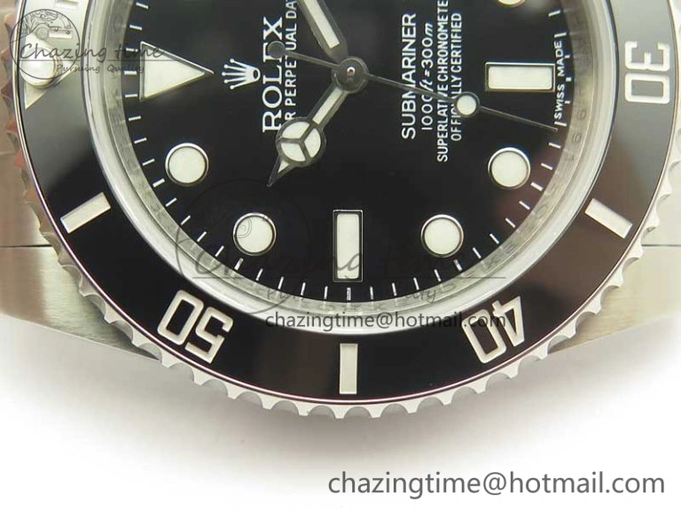 Submariner 116610 LN Black Ceramic DJF 1:1 Best Edition on SS Bracelet SA3135 ( Free R Cover) Versatile 3358