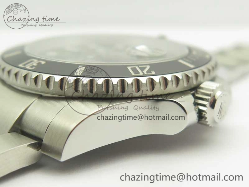 Submariner 116610 LN Black Ceramic DJF 1:1 Best Edition on SS Bracelet SA3135 ( Free R Cover) Versatile 3358