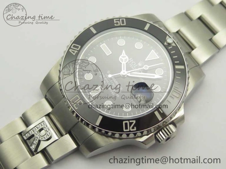 Submariner 116610 LN Black Ceramic DJF 1:1 Best Edition on SS Bracelet SA3135 ( Free R Cover) Versatile 3358