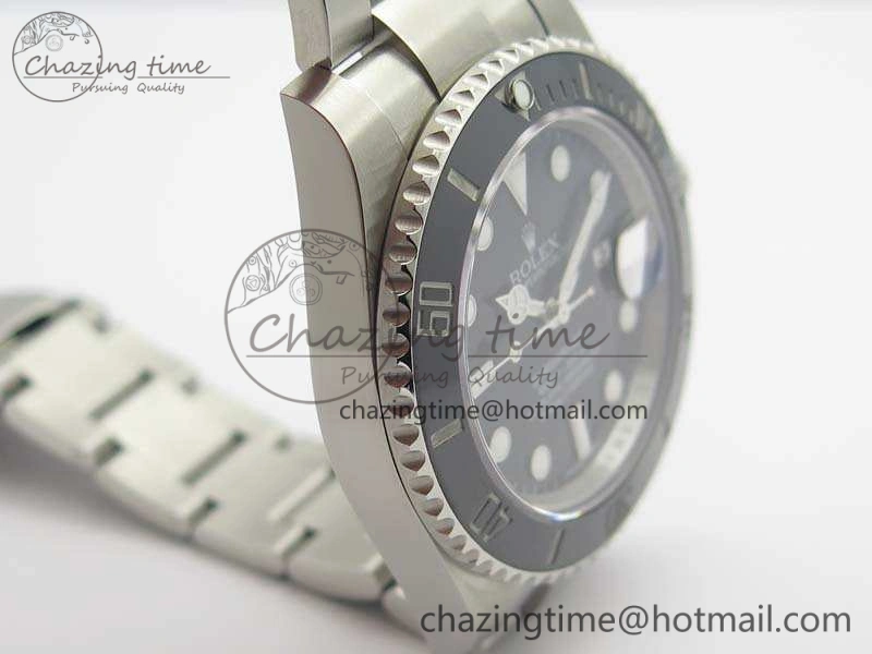 Submariner 116610 LN Black Ceramic GMF 1:1 Best Edition 904L SS Case And Bracelet SA Effortless 3512