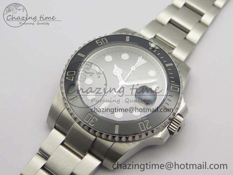 Submariner 116610 LN Black Ceramic GMF 1:1 Best Edition 904L SS Case And Bracelet SA Effortless 3512