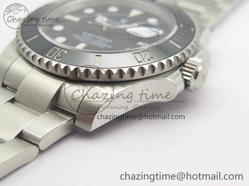 Submariner 116610 LN Black Ceramic GMF 1:1 Best Edition 904L SS Case And Bracelet SA Effortless 3512