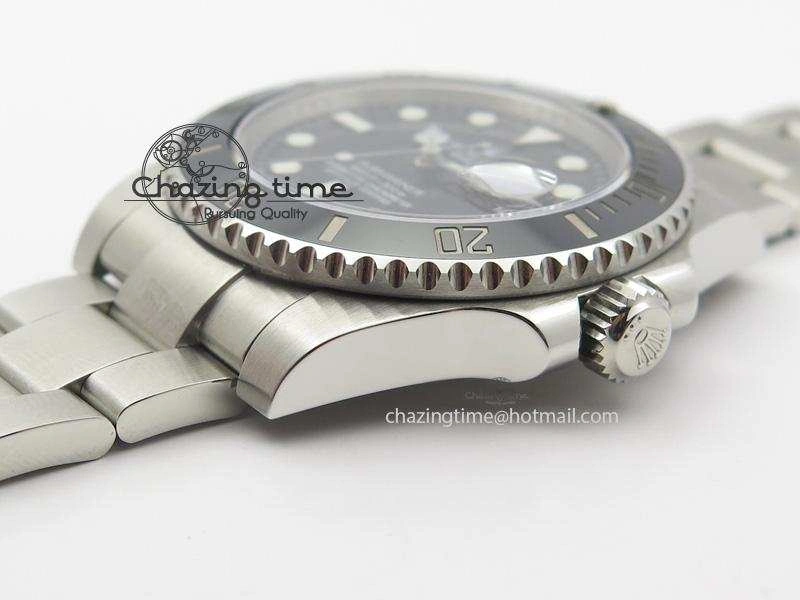 Trendsetting Submariner 116610 LN Black Ceramic JF 1:1 Best Edition On SS Bracelet A2836 V 3977