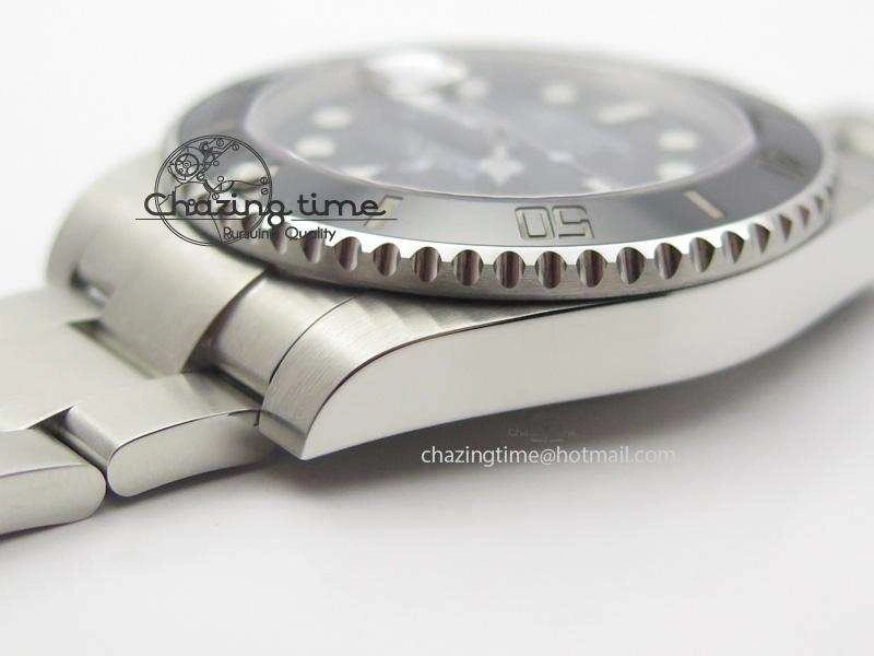 Trendsetting Submariner 116610 LN Black Ceramic JF 1:1 Best Edition On SS Bracelet A2836 V 3977