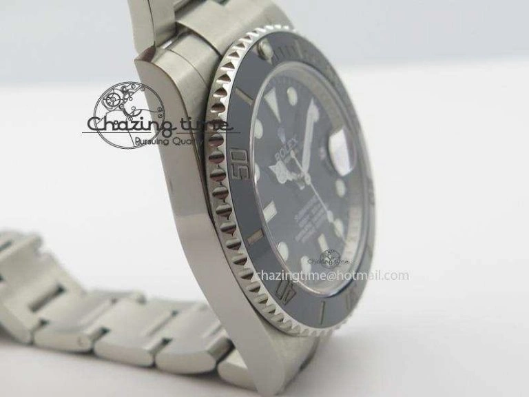 TimelessDesign Submariner 116610 LN Black Ceramic JF 1:1 Best Edition On SS Bracelet SA3135 V 3975