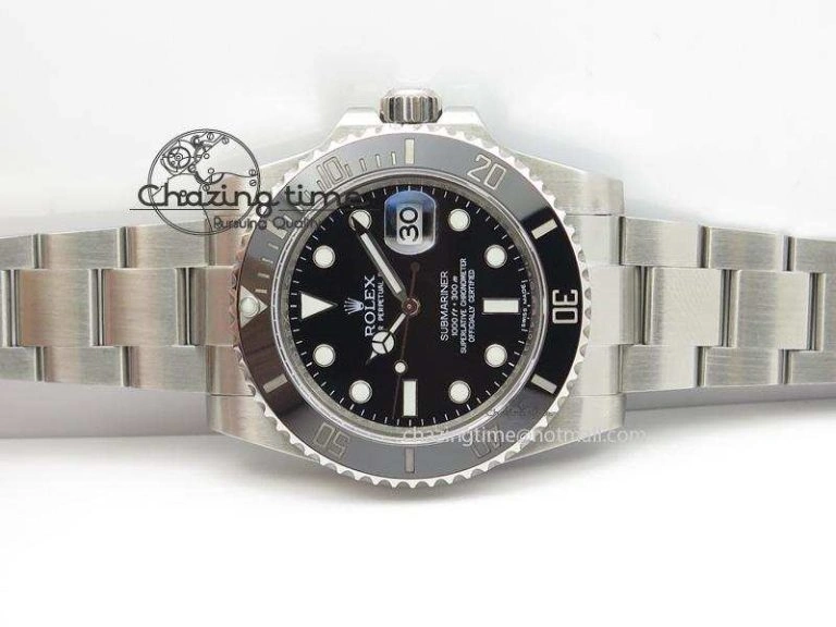 TimelessDesign Submariner 116610 LN Black Ceramic JF 1:1 Best Edition On SS Bracelet SA3135 V 3975