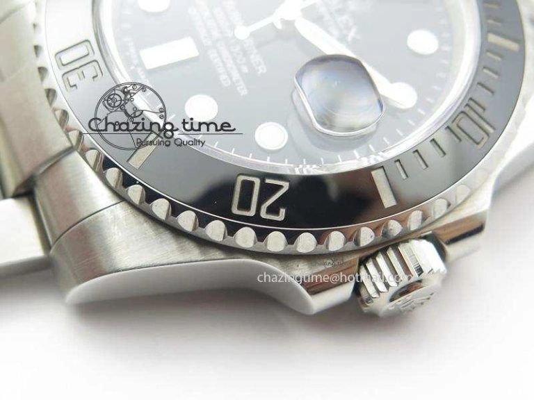 TimelessDesign Submariner 116610 LN Black Ceramic JF 1:1 Best Edition On SS Bracelet SA3135 V 3975