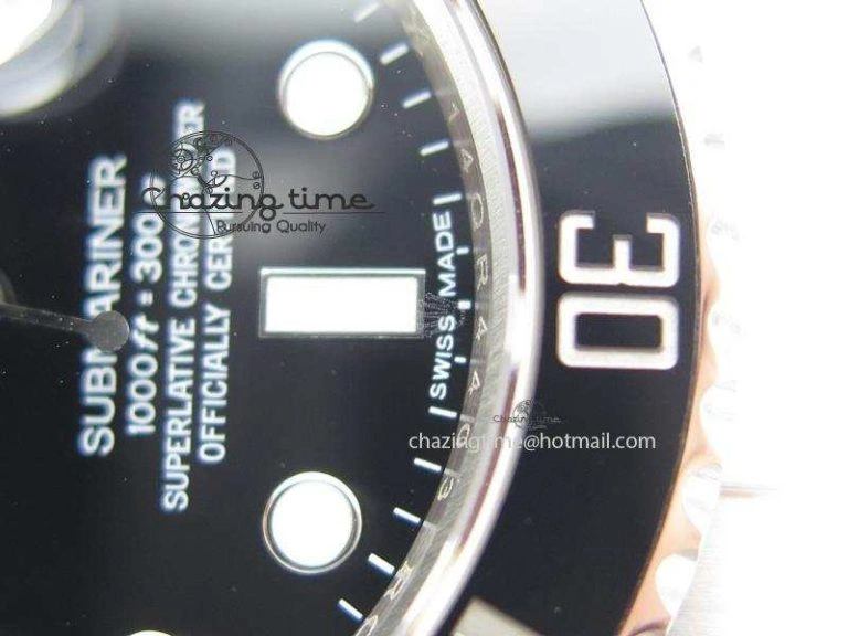TimelessDesign Submariner 116610 LN Black Ceramic JF 1:1 Best Edition On SS Bracelet SA3135 V 3975