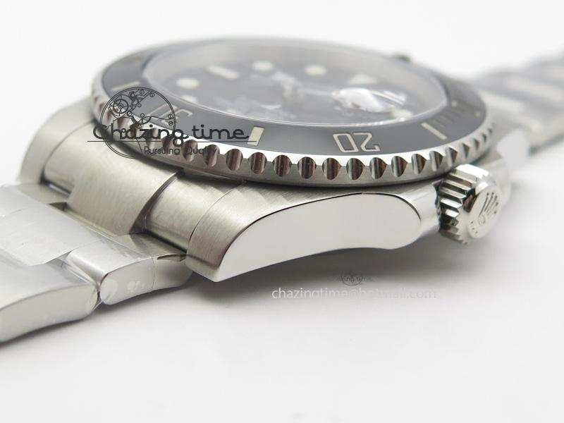 TimelessDesign Submariner 116610 LN Black Ceramic JF 1:1 Best Edition On SS Bracelet SA3135 V 3975