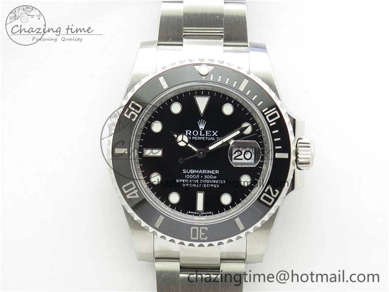 UrbanStyle Submariner 116610 LN Black Ceramic Noob 1:1 Best Edition 904L SS Case and Bracelet A2836 V 2784