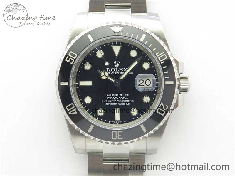 Efficient Submariner 116610 LN Black Ceramic Noob 1:1 Best Edition 904L SS Case and Bracelet SA3135 V 3229