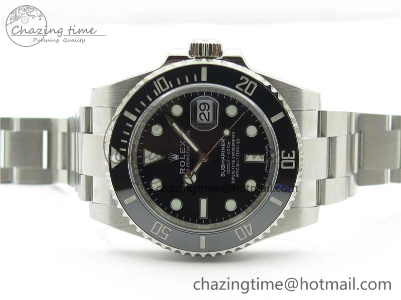 Supportive Submariner 116610 LN Black Ceramic Noob 1:1 Best Edition 904L SS Case and Bracelet SA3135 V 2921