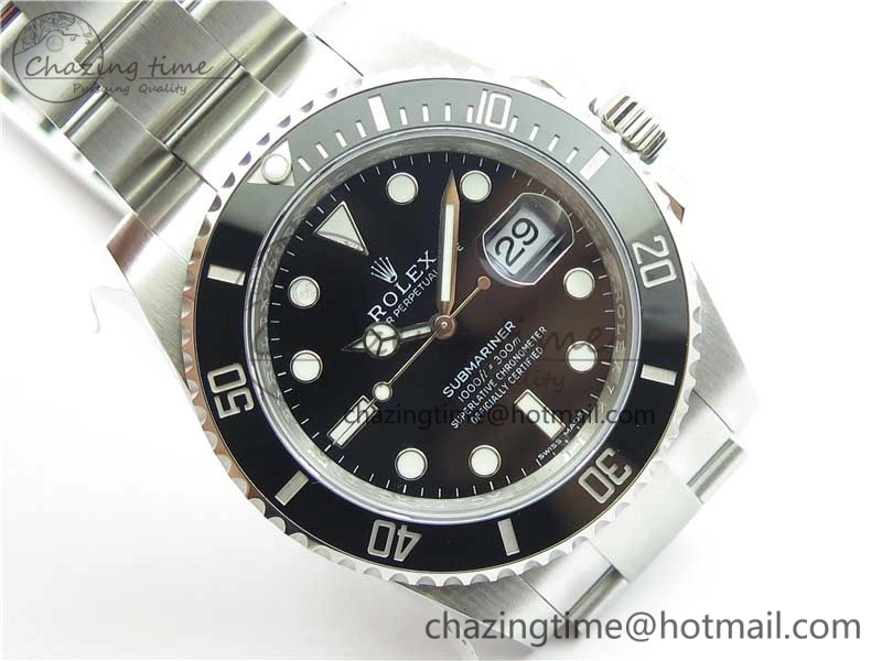 Supportive Submariner 116610 LN Black Ceramic Noob 1:1 Best Edition 904L SS Case and Bracelet SA3135 V 2921