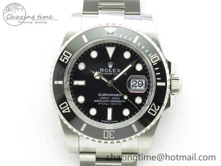 Supportive Submariner 116610 LN Black Ceramic Noob 1:1 Best Edition 904L SS Case and Bracelet SA3135 V 2921