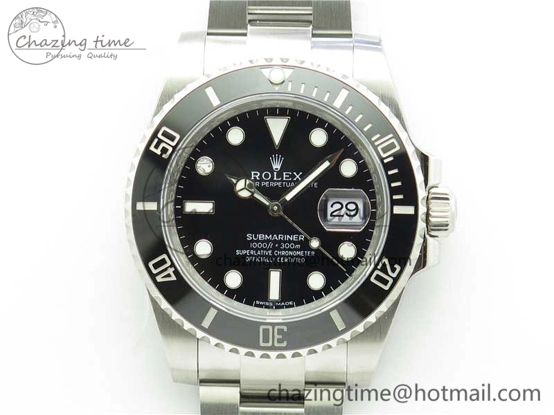 Supportive Submariner 116610 LN Black Ceramic Noob 1:1 Best Edition 904L SS Case and Bracelet SA3135 V 2921