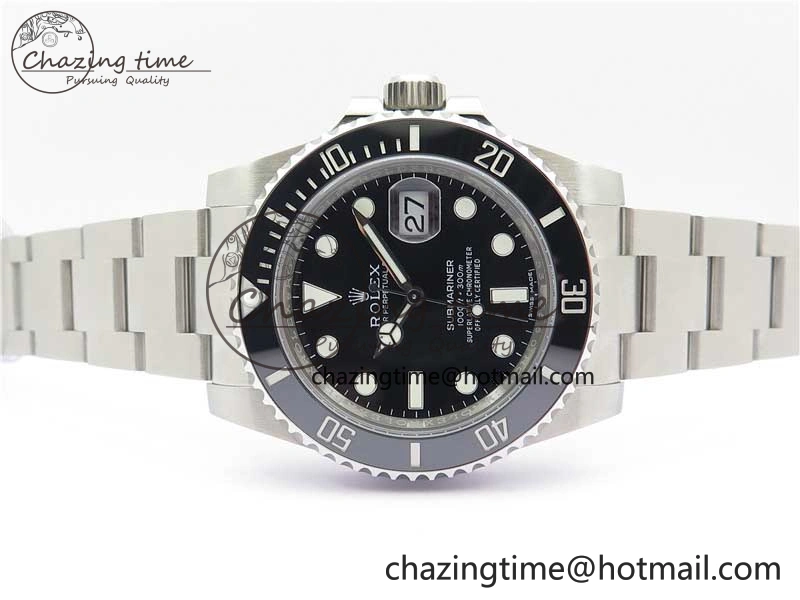 Flexible Submariner 116610 LN Black Ceramic Noob 1:1 Best Edition 904L SS Case and Bracelet VR3135 V 2633