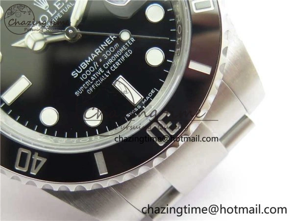 Flexible Submariner 116610 LN Black Ceramic Noob 1:1 Best Edition 904L SS Case and Bracelet VR3135 V 2633