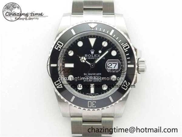 Flexible Submariner 116610 LN Black Ceramic Noob 1:1 Best Edition 904L SS Case and Bracelet VR3135 V 2633
