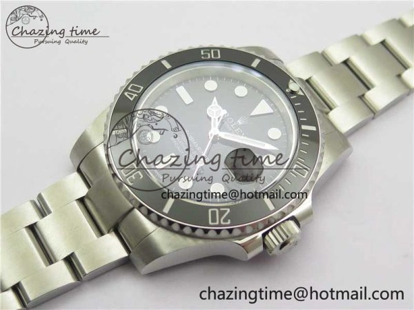 Flexible Submariner 116610 LN Black Ceramic Noob 1:1 Best Edition 904L SS Case and Bracelet VR3135 V 2633
