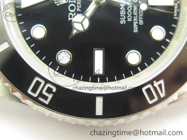 EasyMatch Submariner 116610 LN Black Ceramic V8s 1:1 Noob Best Edition On SS Bracelet SA 3470