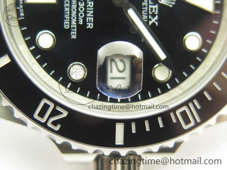 EasyMatch Submariner 116610 LN Black Ceramic V8s 1:1 Noob Best Edition On SS Bracelet SA 3470