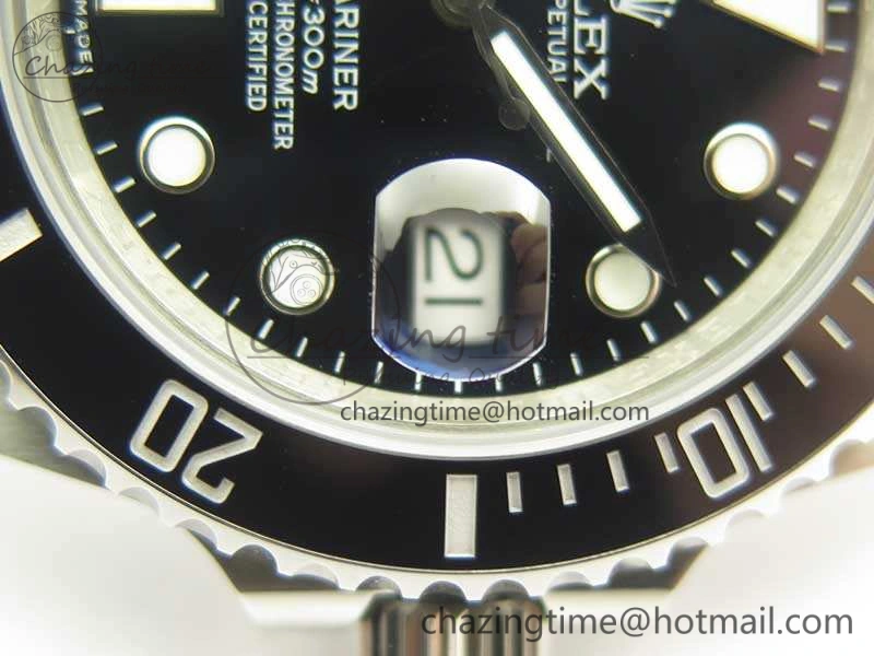 EasyMatch Submariner 116610 LN Black Ceramic V8s 1:1 Noob Best Edition On SS Bracelet SA 3470
