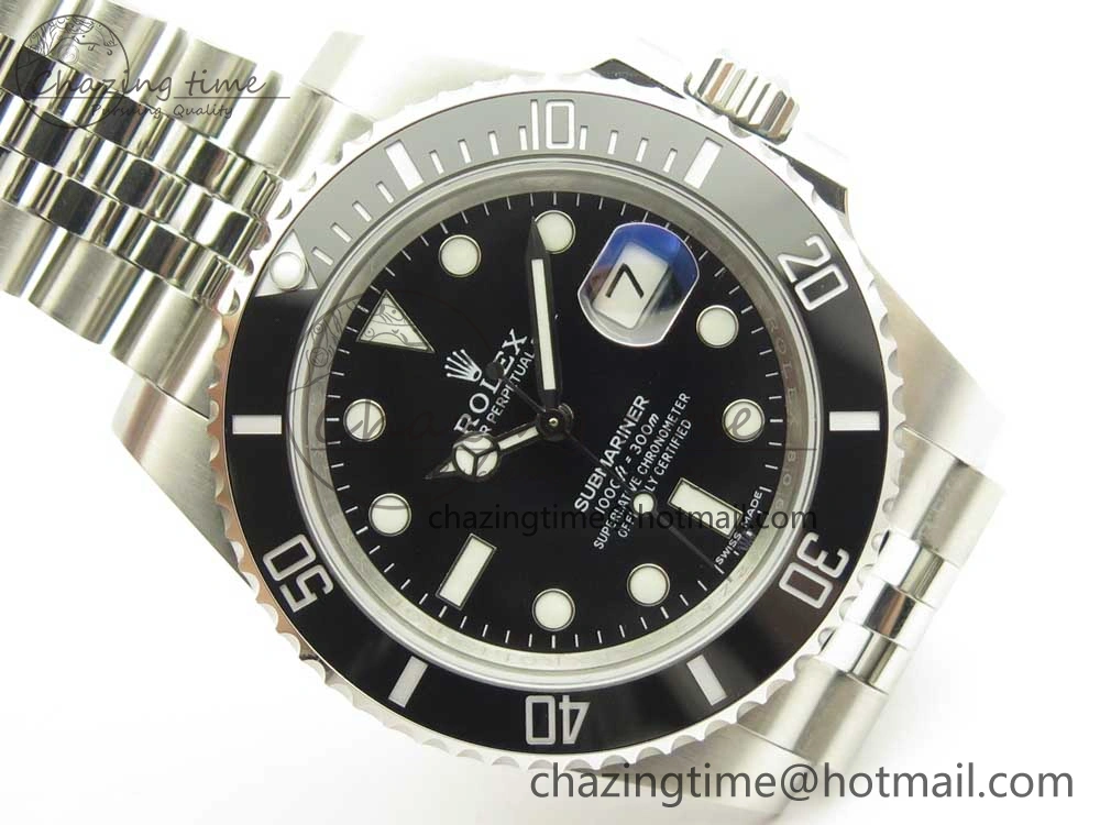MultiPurpose Submariner 116610 LN Black Ceramic V9F 904L 1:1 Best Edition on SS Jubilee Bracelet SA 3303