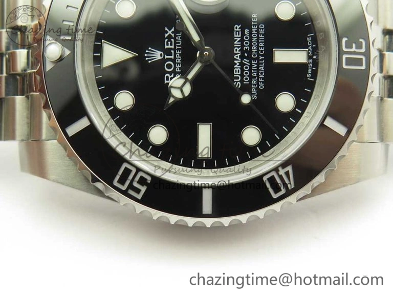 MultiPurpose Submariner 116610 LN Black Ceramic V9F 904L 1:1 Best Edition on SS Jubilee Bracelet SA 3303