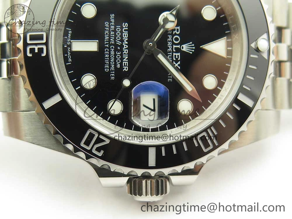 MultiPurpose Submariner 116610 LN Black Ceramic V9F 904L 1:1 Best Edition on SS Jubilee Bracelet SA 3303