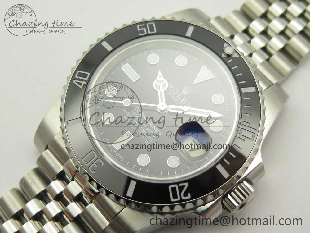 MultiPurpose Submariner 116610 LN Black Ceramic V9F 904L 1:1 Best Edition on SS Jubilee Bracelet SA 3303