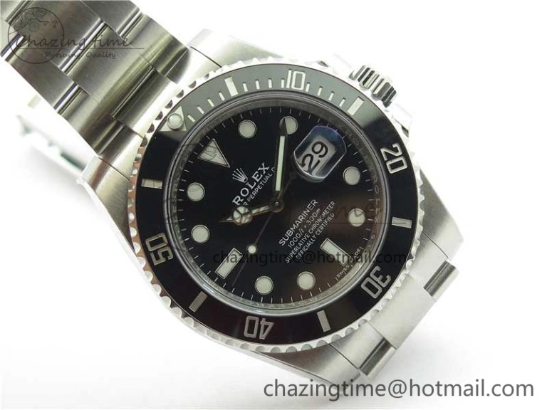 Submariner 116610 LN Black Ceramic VSF 1:1 Best Edition 904L SS Case and Bracelet VS Seasonal 2888