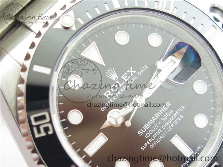 Submariner 116610 LN Black Ceramic VSF 1:1 Best Edition 904L SS Case and Bracelet VS Seasonal 2888