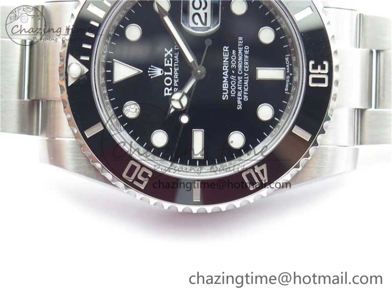 Submariner 116610 LN Black Ceramic VSF 1:1 Best Edition 904L SS Case and Bracelet VS Seasonal 2888