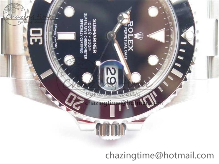 Submariner 116610 LN Black Ceramic VSF 1:1 Best Edition 904L SS Case and Bracelet VS Seasonal 2888