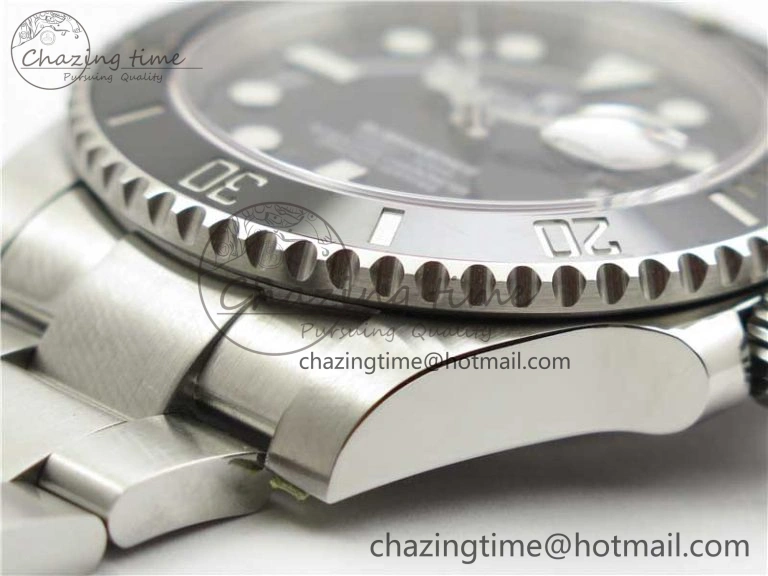 Submariner 116610 LN Black Ceramic ZF 1:1 Best Edition 904L SS Case and Bracelet VR UrbanStyle 2894