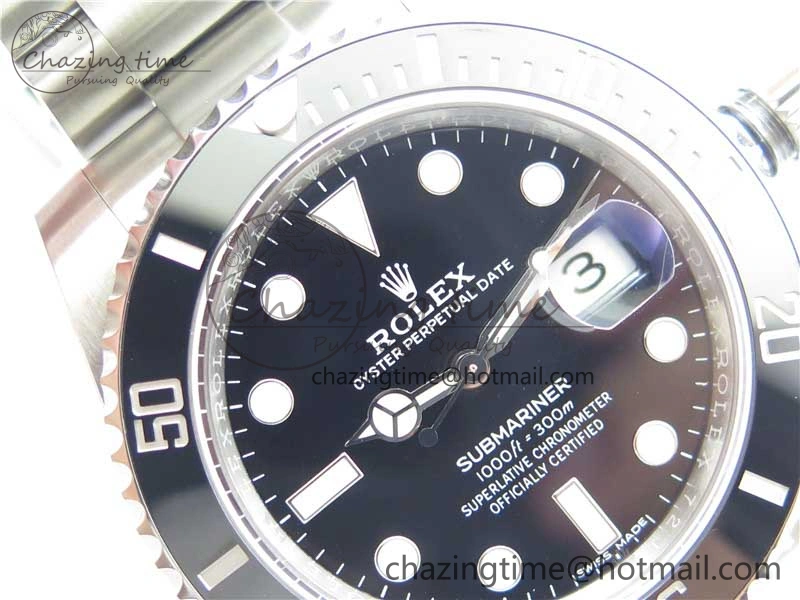 Submariner 116610 LN Black Ceramic ZF 1:1 Best Edition 904L SS Case and Bracelet VR UrbanStyle 2894