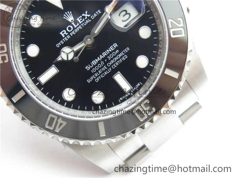 Submariner 116610 LN Black Ceramic ZF 1:1 Best Edition 904L SS Case and Bracelet VR UrbanStyle 2894
