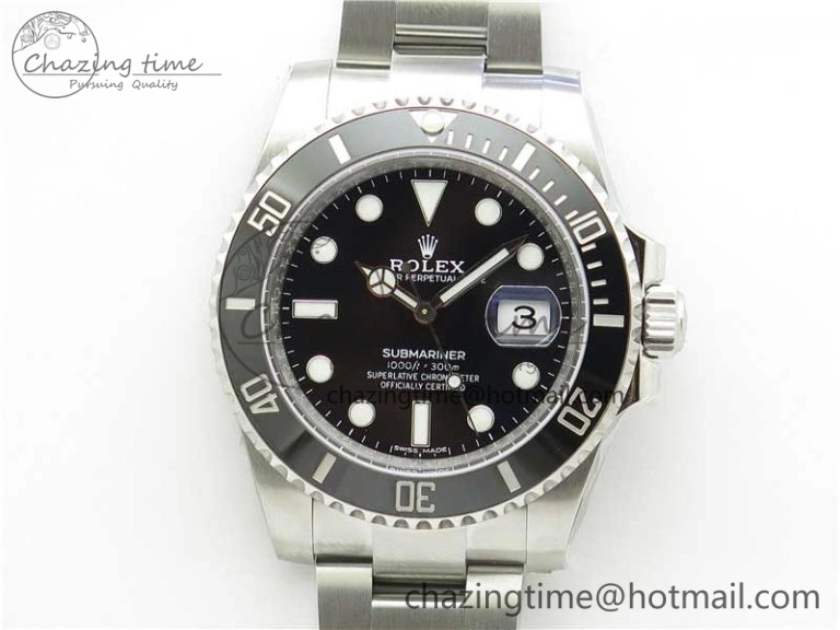 Submariner 116610 LN Black Ceramic ZF 1:1 Best Edition 904L SS Case and Bracelet VR UrbanStyle 2894