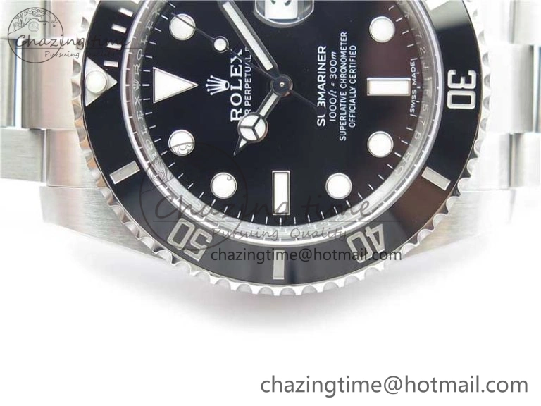 Submariner 116610 LN Black Ceramic ZF 1:1 Best Edition 904L SS Case and Bracelet VR UrbanStyle 2894