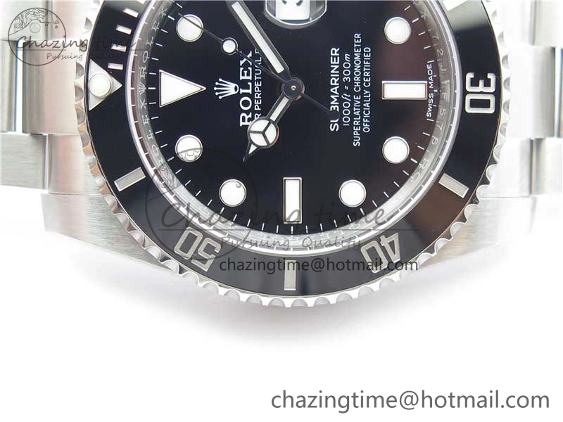 Submariner 116610 LN Black Ceramic ZF 1:1 Best Edition 904L SS Case and Bracelet VR UrbanStyle 2894