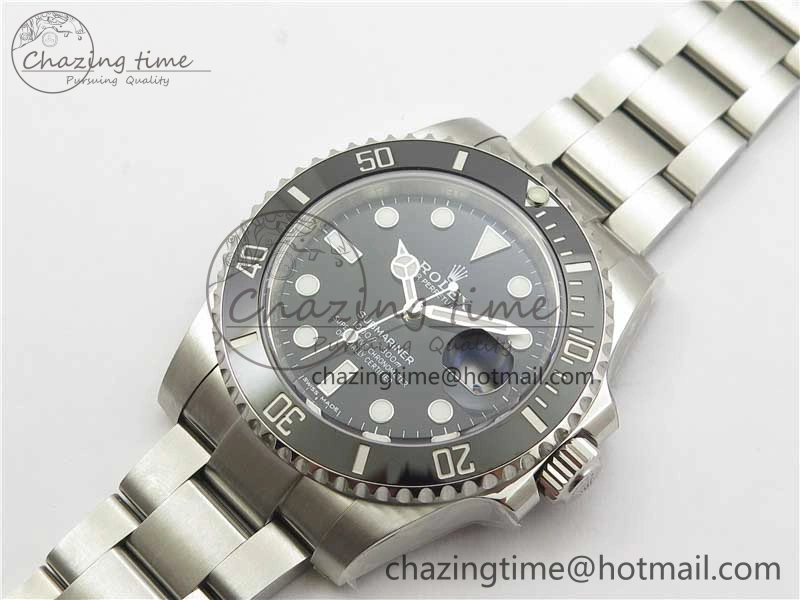 Submariner 116610 LN Black Ceramic ZF 1:1 Best Edition 904L SS Case and Bracelet VR UrbanStyle 2894