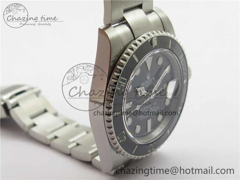 DailyWear Submariner 116610 LN Black Ceramic ZRF 1:1 Best Edition on SS Bracelet VR3135 (CF Bezel) 2758