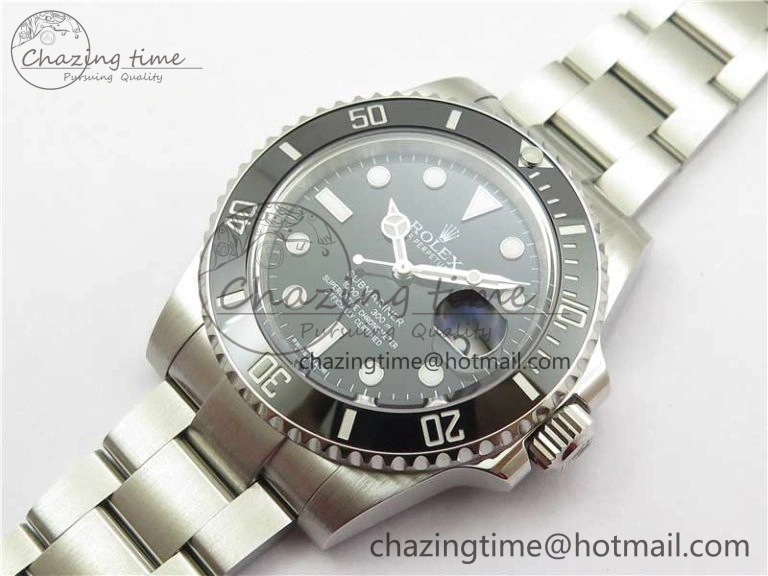 DailyWear Submariner 116610 LN Black Ceramic ZRF 1:1 Best Edition on SS Bracelet VR3135 (CF Bezel) 2758