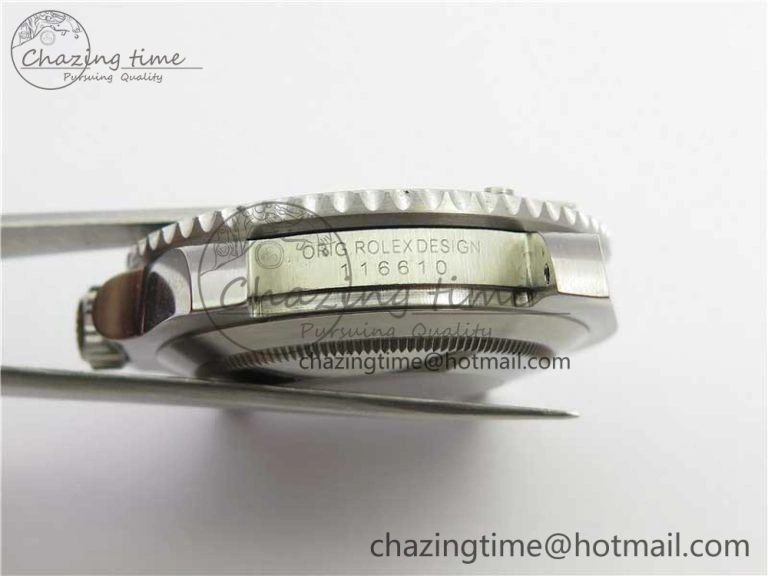 Submariner 116610 LN Black Ceramic ZZF 904L 1:1 Best Edition on SS Bracelet A Lightweight 3236