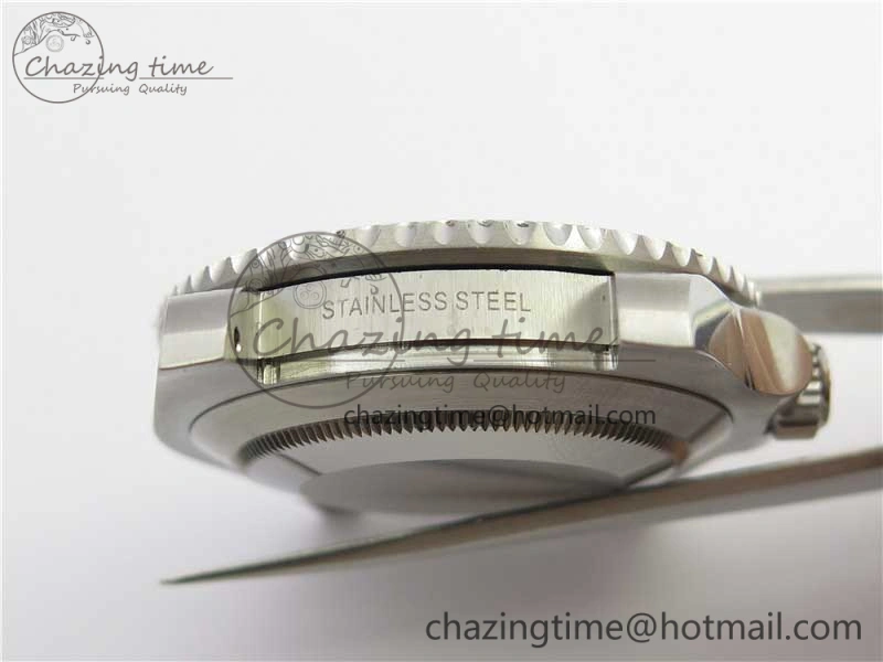 Submariner 116610 LN Black Ceramic ZZF 904L 1:1 Best Edition on SS Bracelet A Lightweight 3236